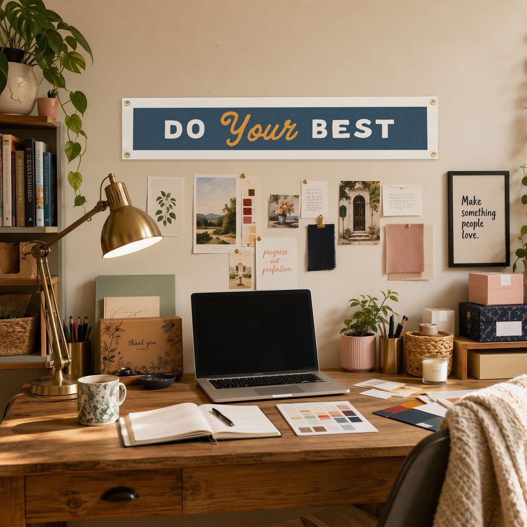 Do Your Best Felt Banner