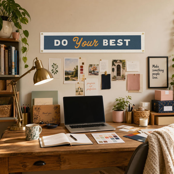 Do Your Best Felt Banner