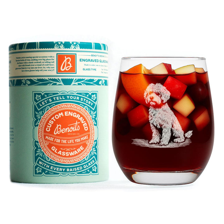 Bichon Customizable Dog Glasses