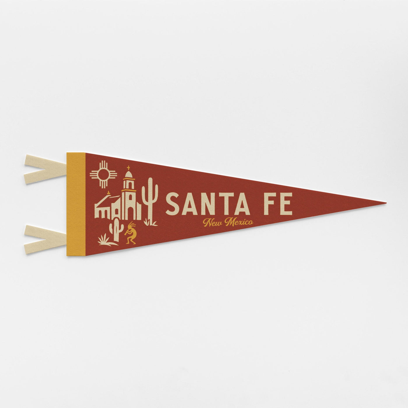 Santa Fe New Mexico Felt Pennant