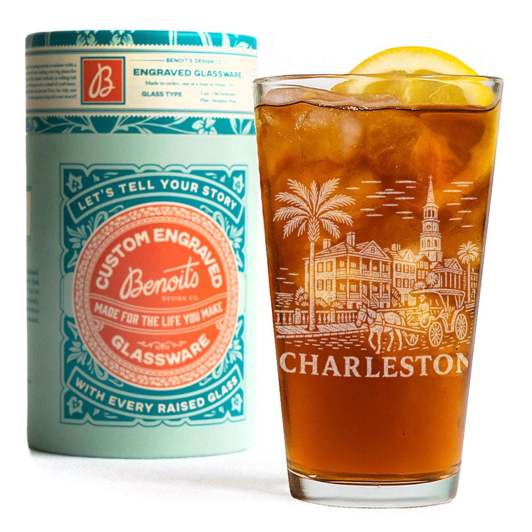 Charleston South Carolina Glasses