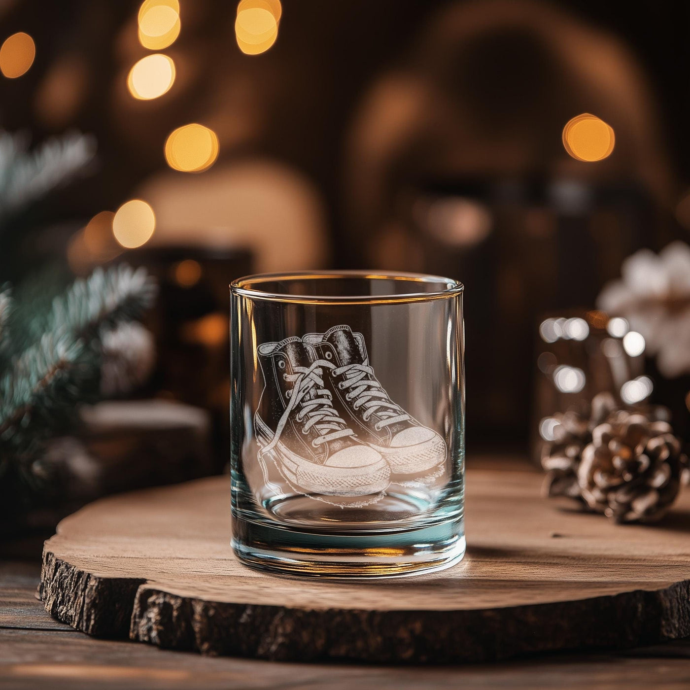 Vintage Sneaker Glasses | Sneakerhead Themed Whiskey, Wine & Beer Glassware, Retro Pop Culture Drinkware, Streetwear Gift, Skateboarder Gift