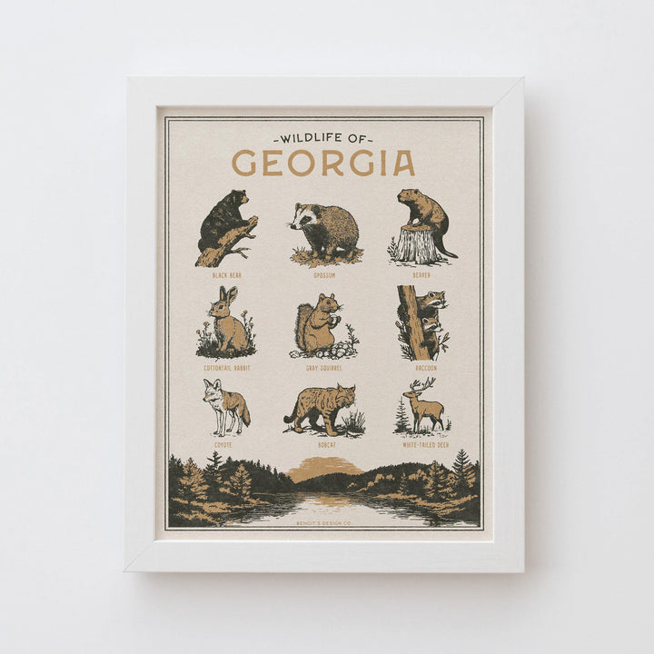 Georgia Wildlife Print