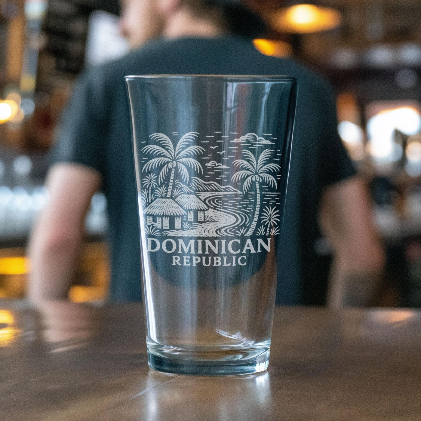 Dominican Republic Glass