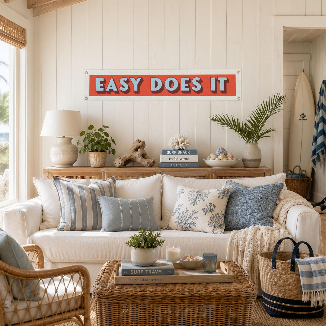 Easy Does It Felt Banner