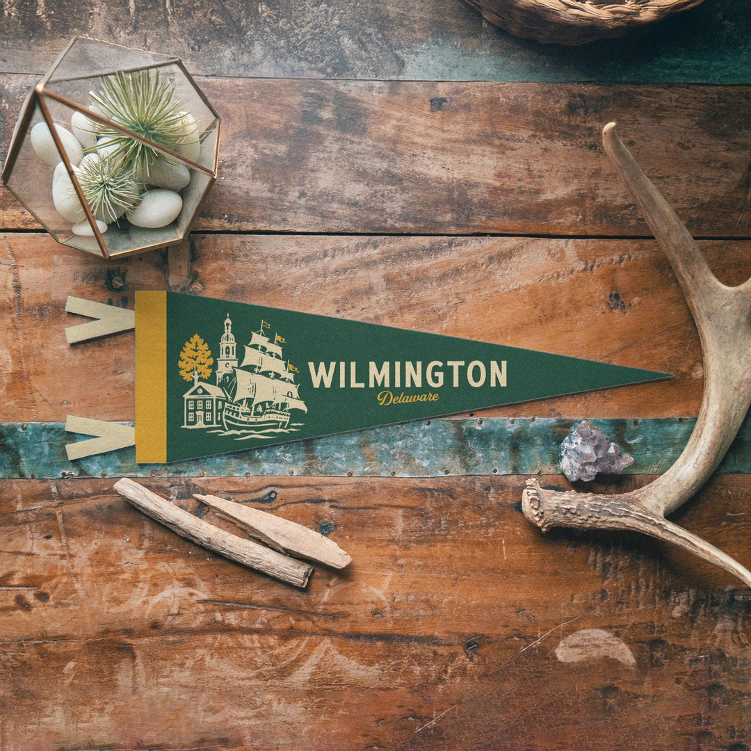 Wilmington Delaware Felt Pennant
