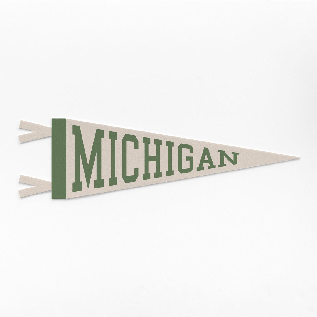 Michigan Varsity Felt Pennant