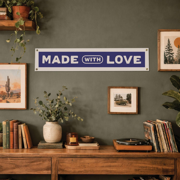 Made With Love Felt Banner