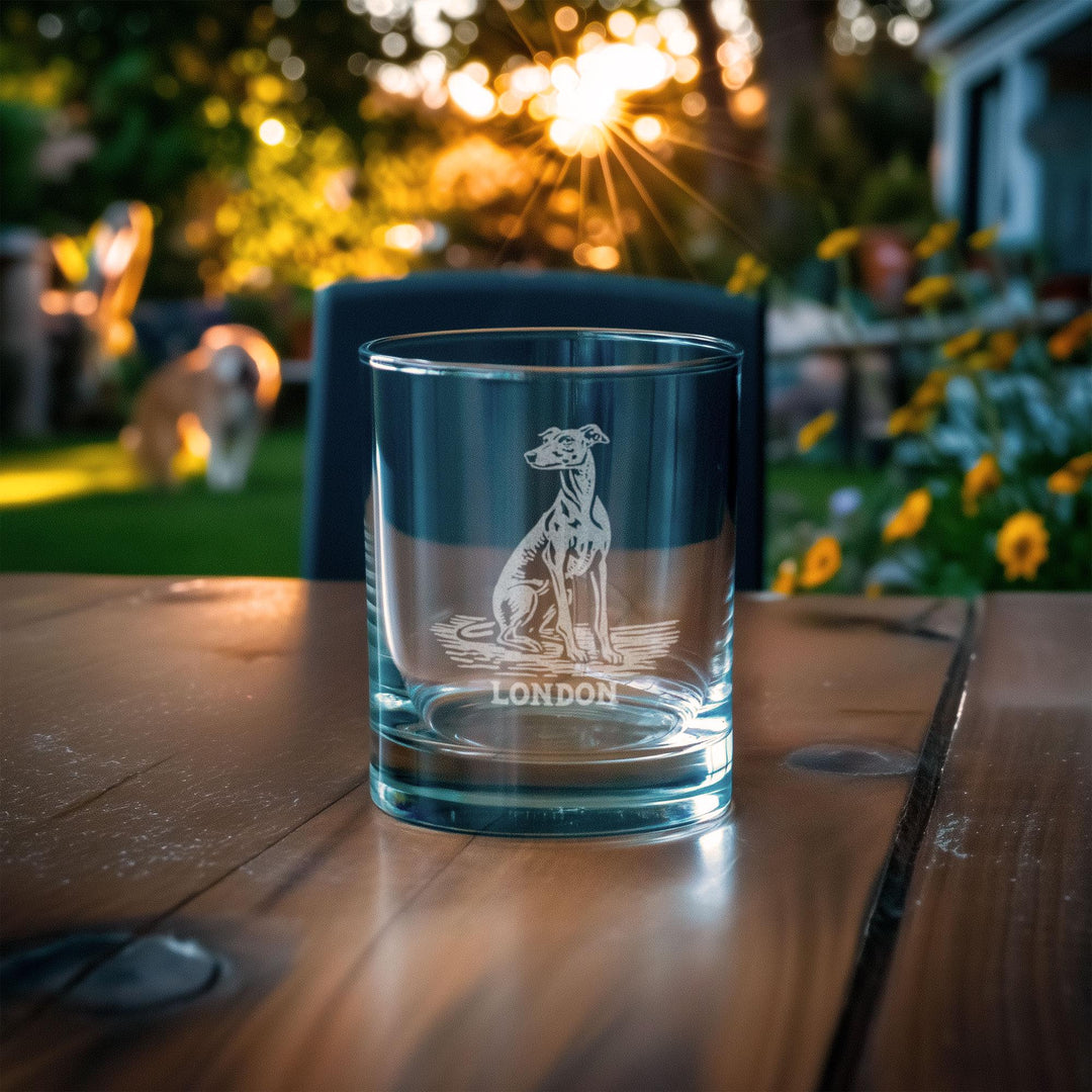 Whippet Customizable Dog Glasses