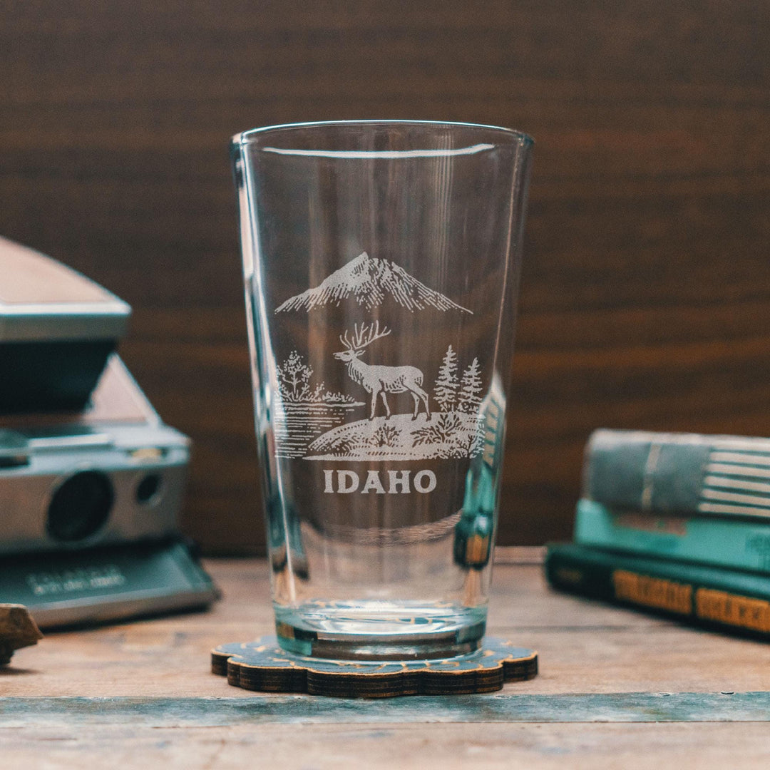 Idaho State Elk Glasses