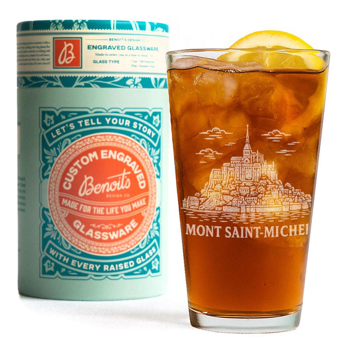Mont Saint Michel France Glasses
