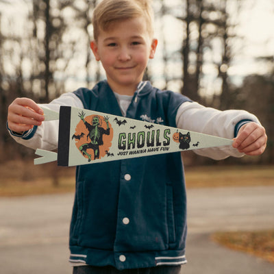 Ghouls Just Wanna Have Fun Felt Pennant