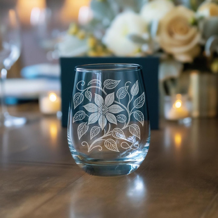 Clematis Vine Glasses