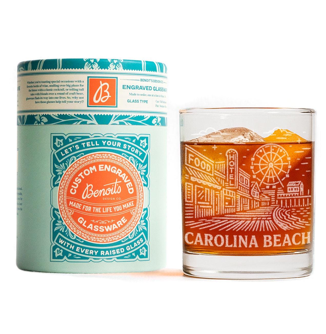 Carolina Beach North Carolina Glass