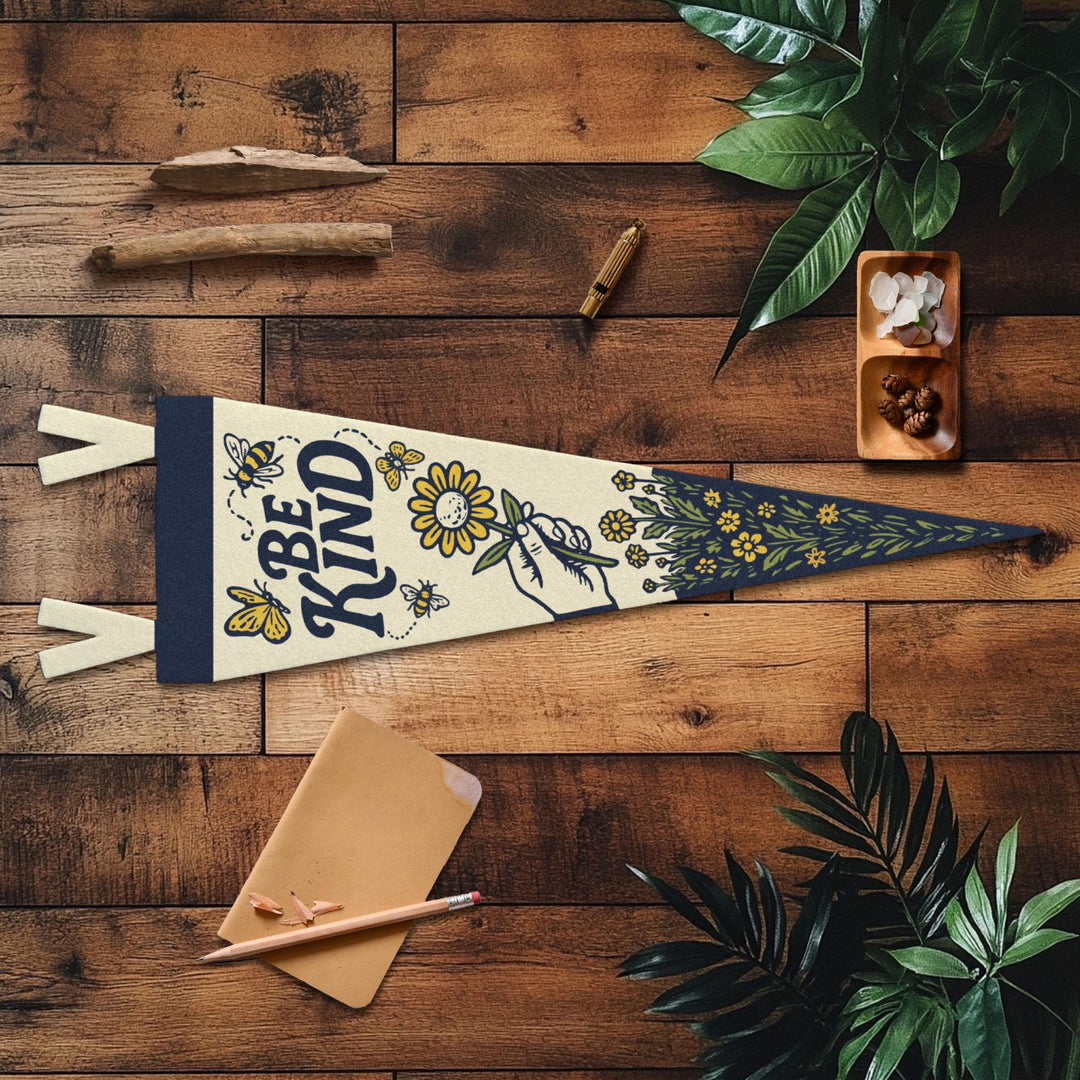 Be Kind Felt Pennant