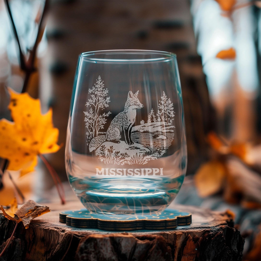 Mississippi State Fox Glasses