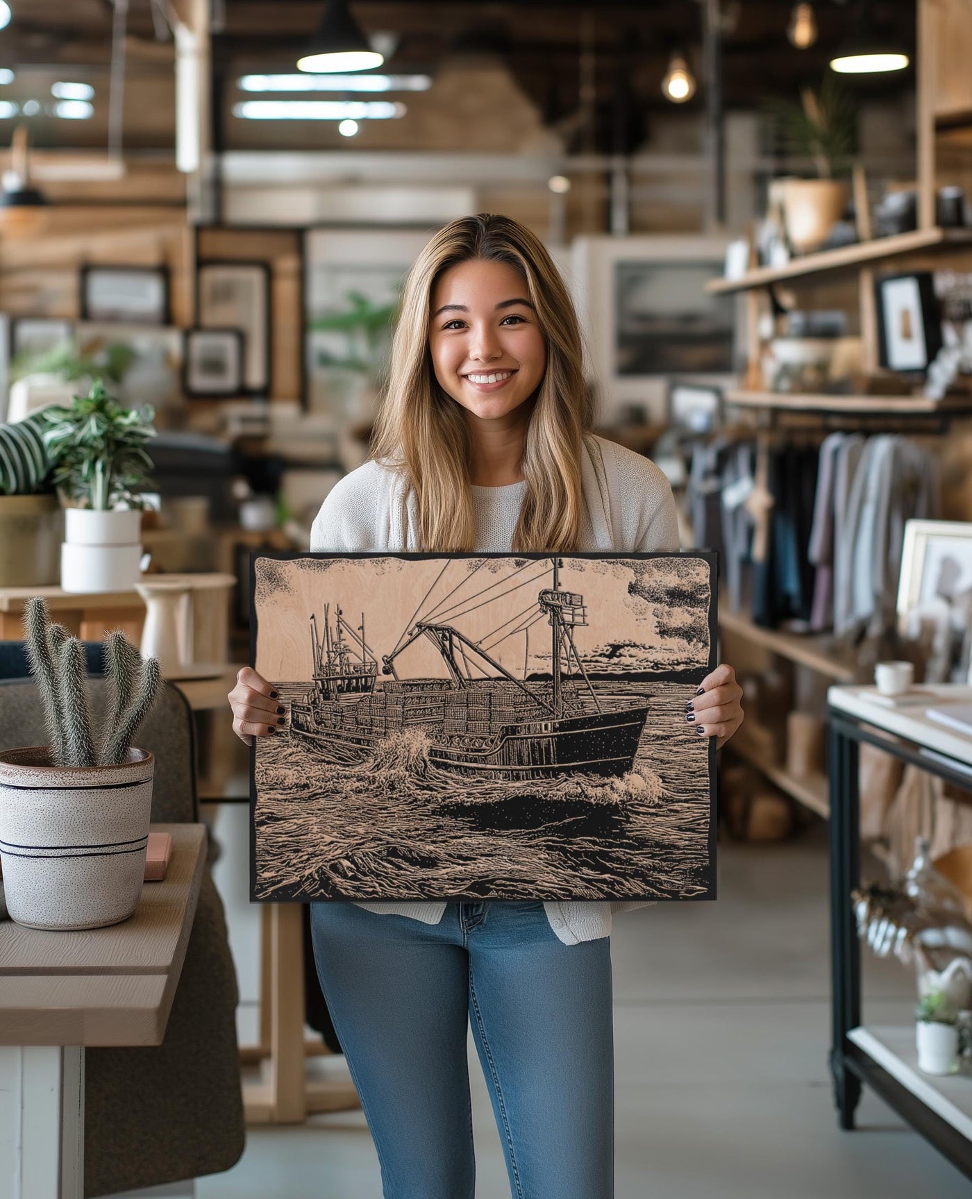 Alaskan Crab Fishing Boat Wall Art