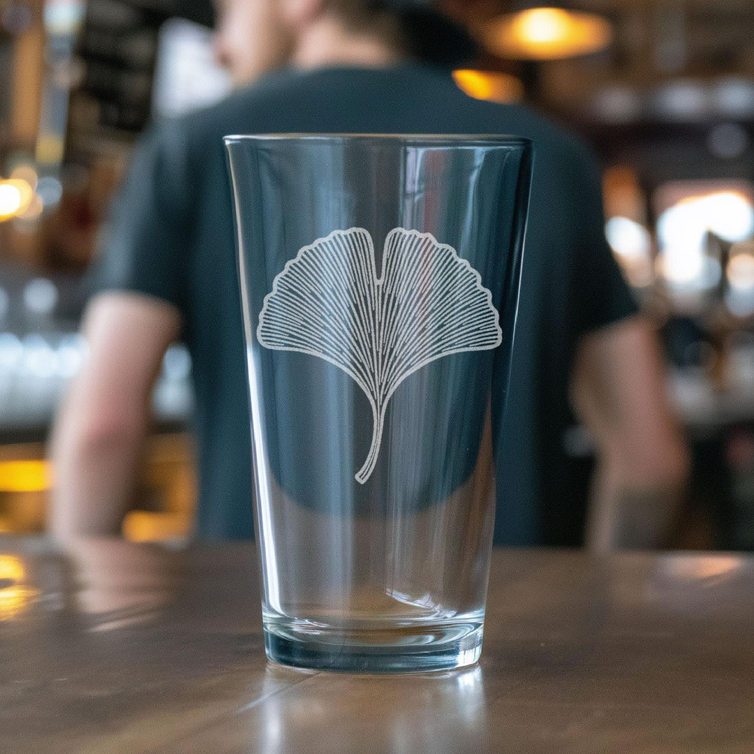 Ginkgo Leaf Glasses
