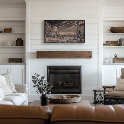 Cabin in Alaskan Wilderness Wall Art