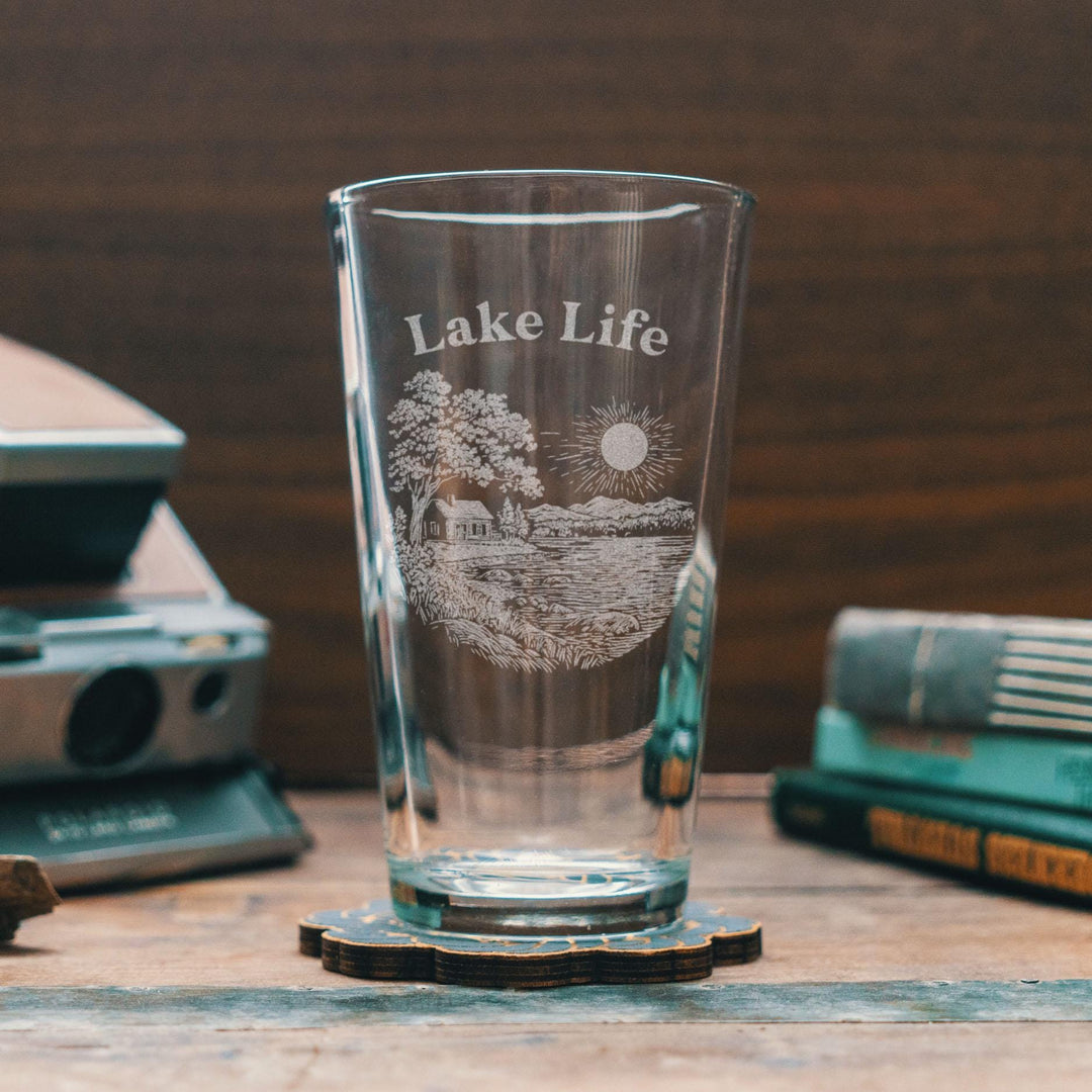 Custom Lake House Theme Glasses