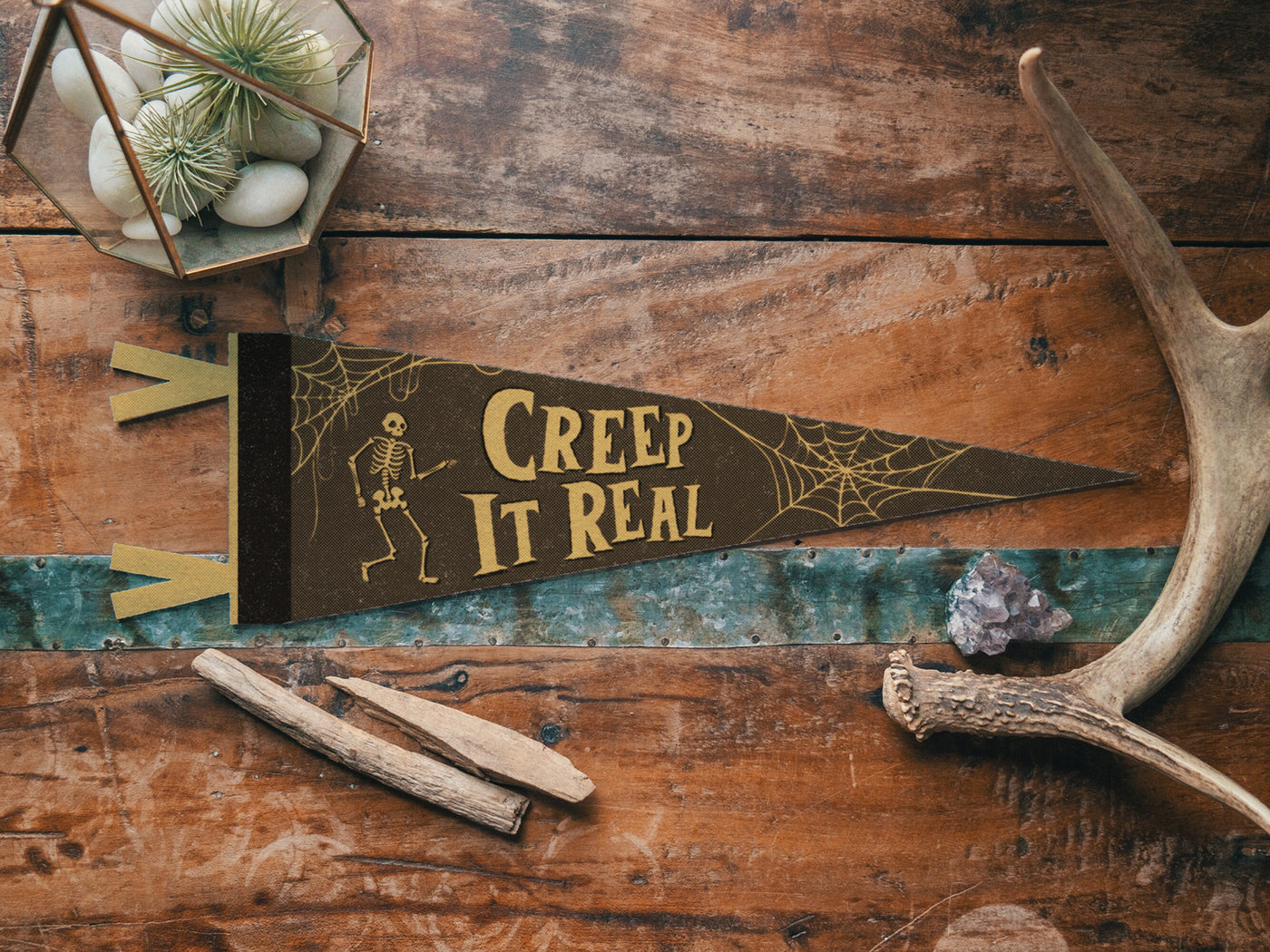 Creep it Real Felt Pennant