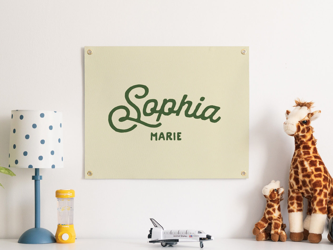 Personalized Heritage Name Sign Felt Banner