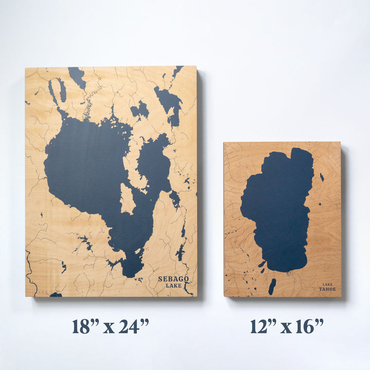 Big Bear Lake, California Lake Map