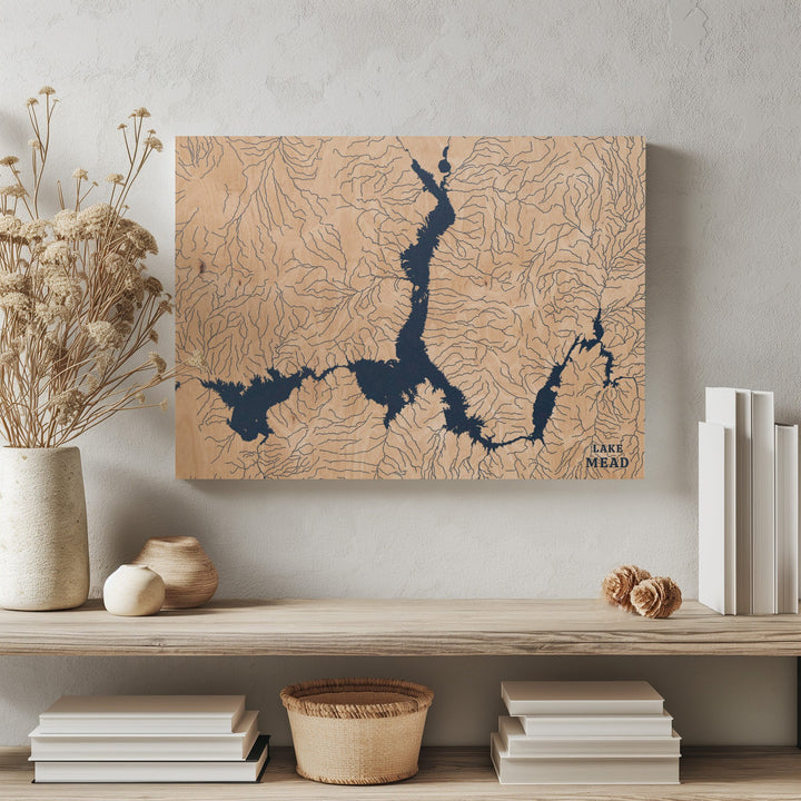 Lake Mead, Arizona Lake Map