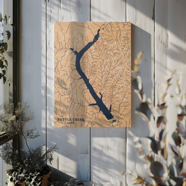 Tuttle Creek Lake, Kansas Lake Map