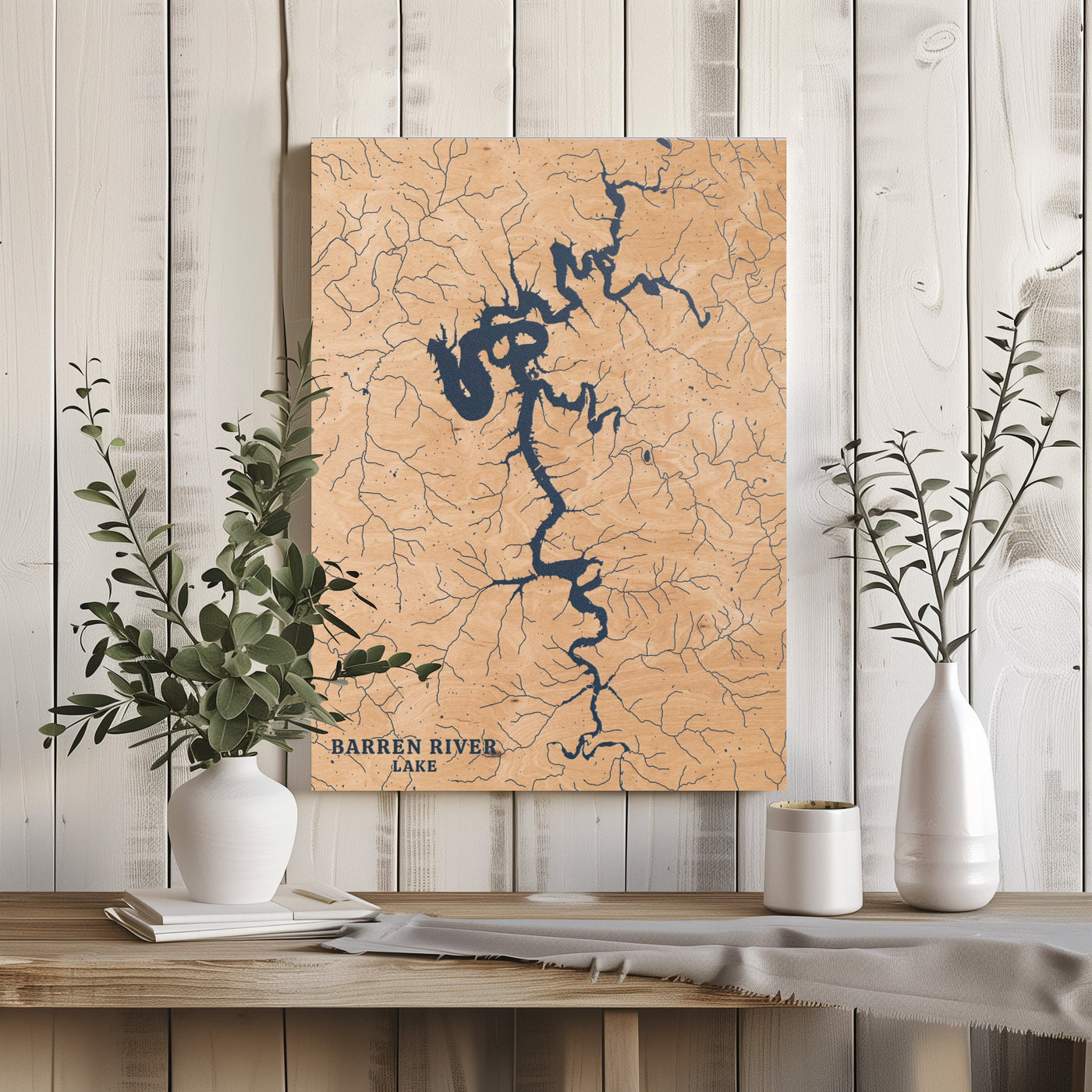 Barren River Lake Kentucky Custom Lake Map