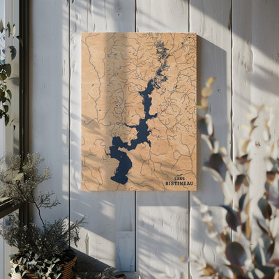 Lake Bistineau Louisiana Custom Lake Map