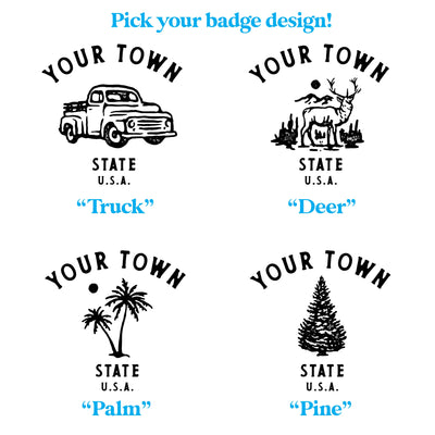 Custom Wyoming Town Glasses