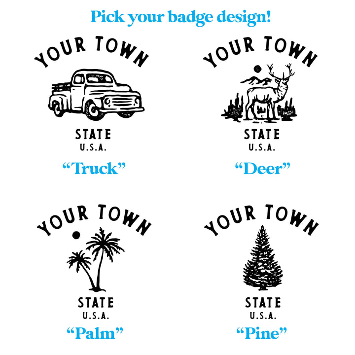 Alabama Custom Town Glasses