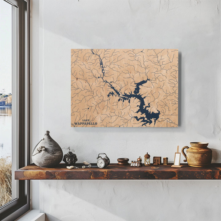 Lake Wappapello, Missouri Lake Map