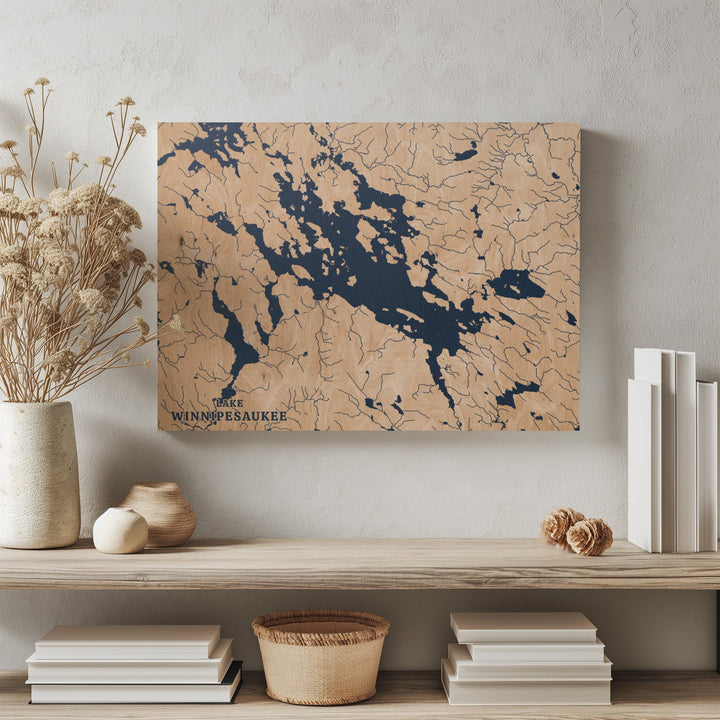Lake Winnipesaukee, New Hampshire Lake Map