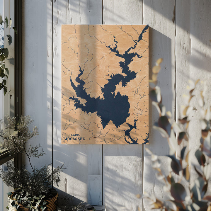 Lake Jocassee, South Carolina Lake Map