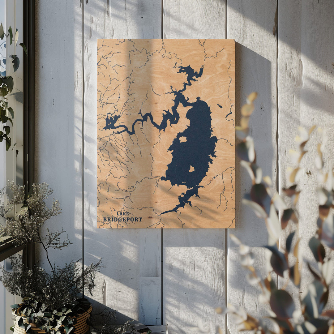 Lake Bridgeport, Texas Lake Map