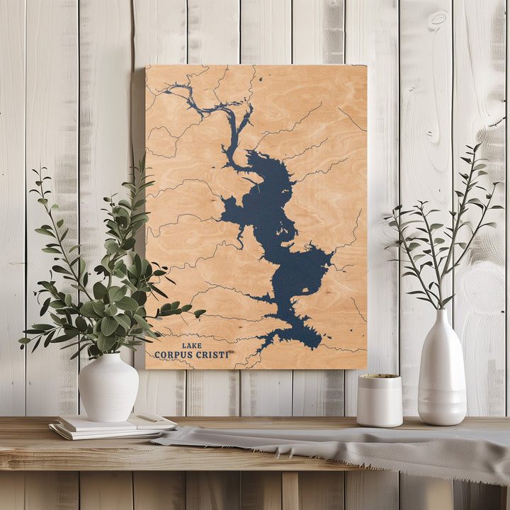 Lake Corpus Christi, Texas Lake Map