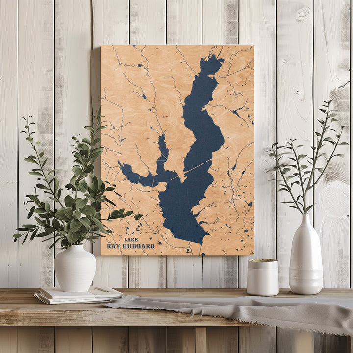 Lake Ray Hubbard, Texas Lake Map