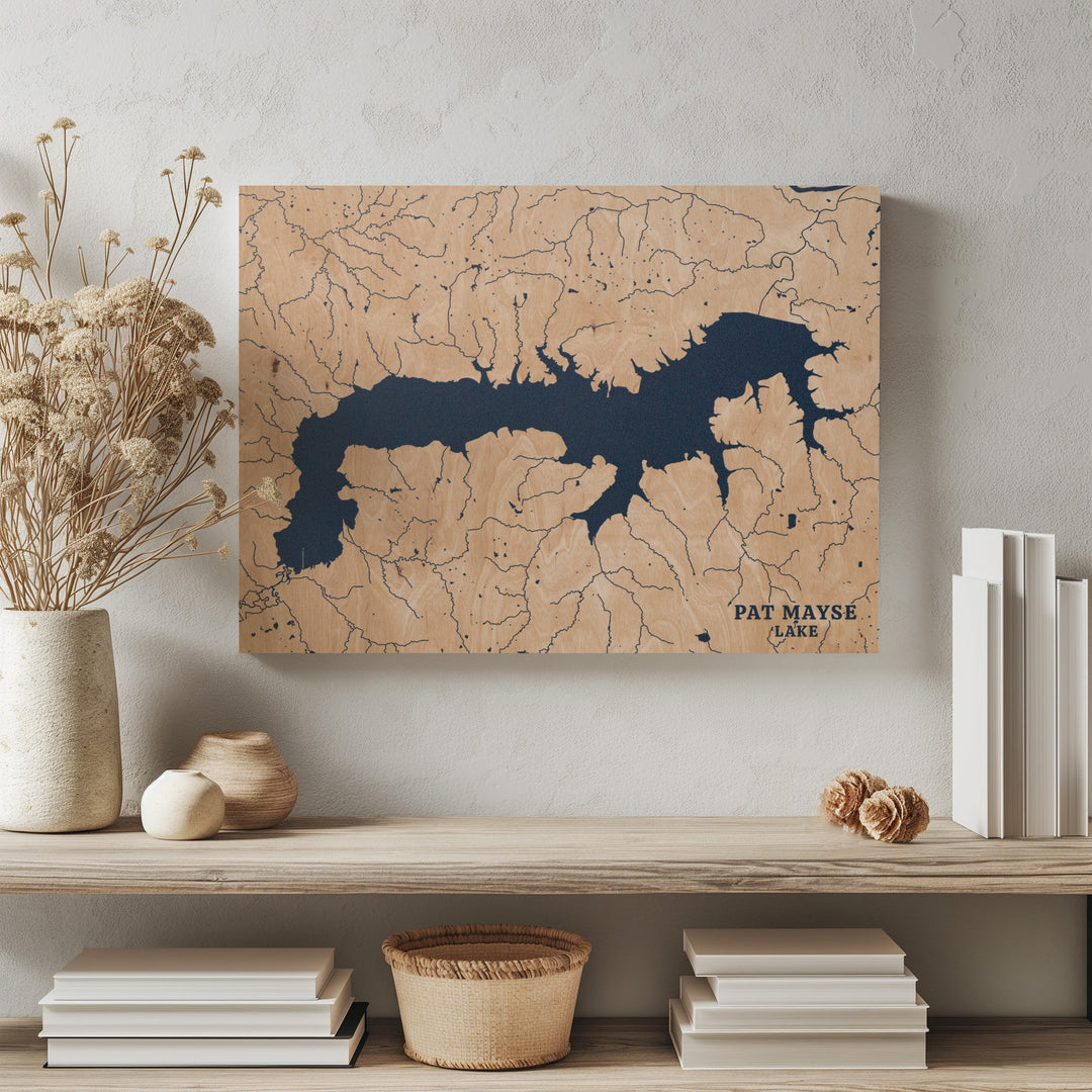 Pat Mayse Lake, Texas Lake Map