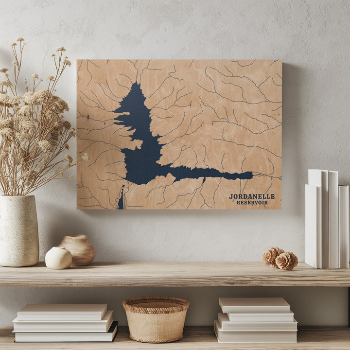Jordanelle Reservoir, Utah Lake Map