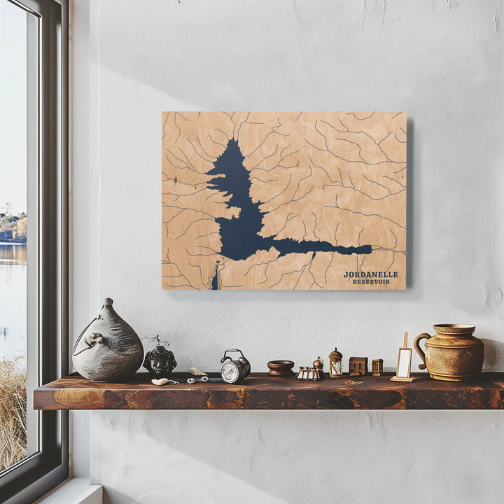 Jordanelle Reservoir, Utah Lake Map