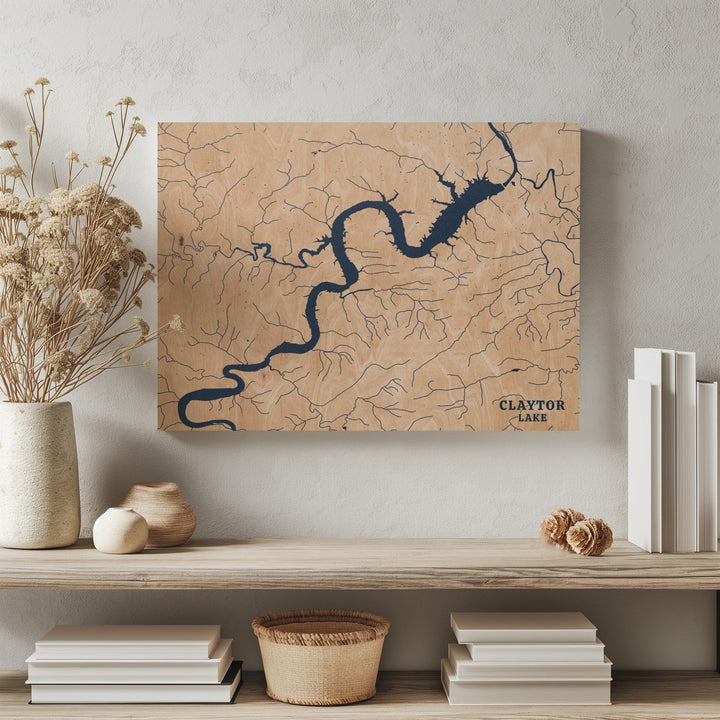 Claytor Lake, Virginia Lake Map