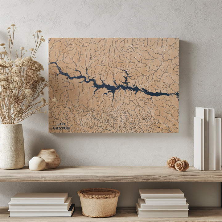Lake Gaston, Virginia Lake Map