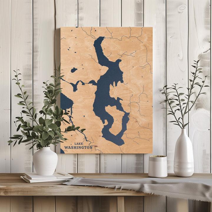 Lake Washington, Washington Lake Map