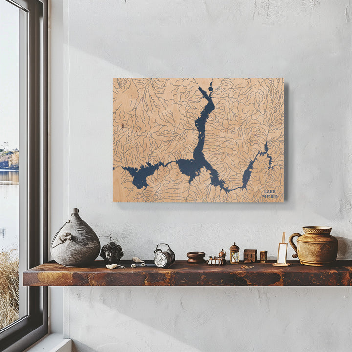 Lake Mead, Arizona Lake Map