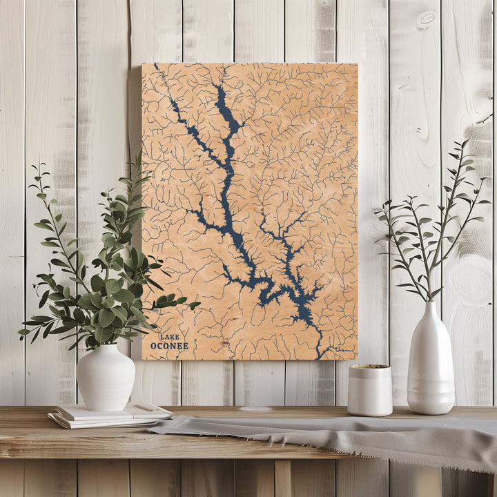 Lake Oconee, Georgia Lake Map
