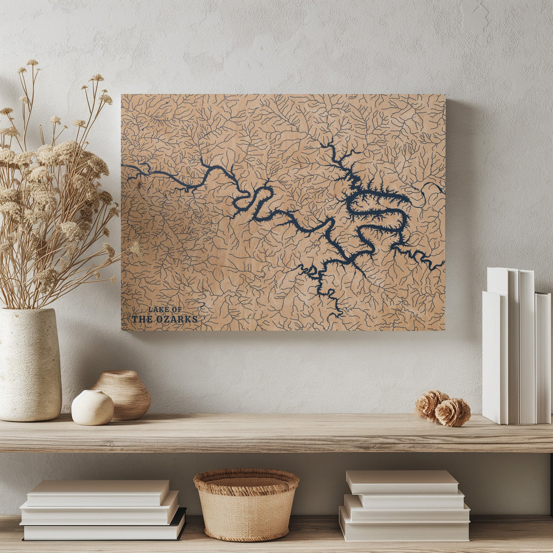 Lake of the Ozarks, Missouri Lake Map