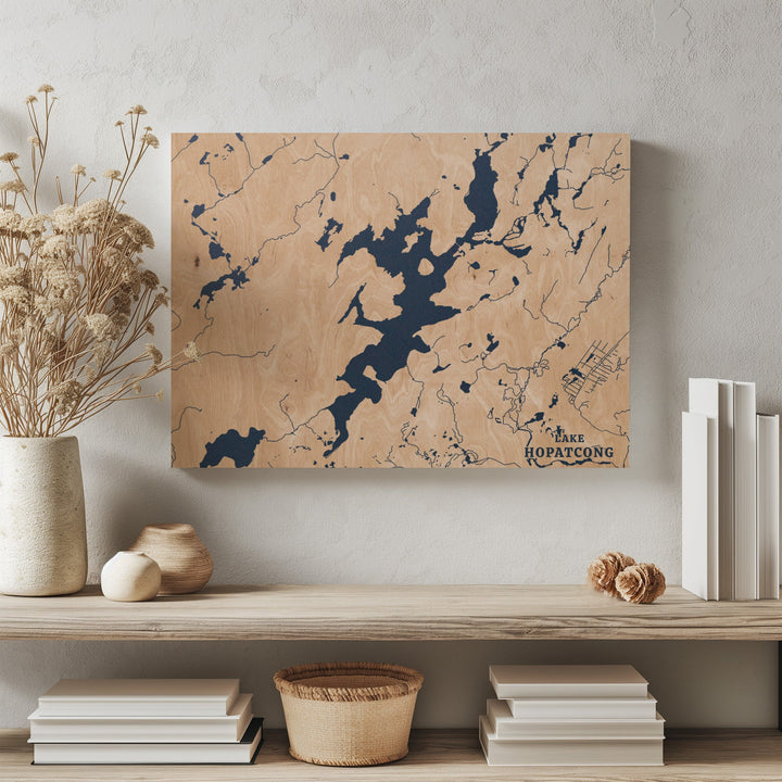 Lake Hopatcong, New Jersey Lake Map