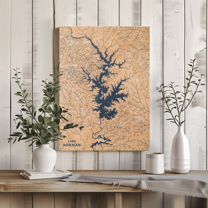 Lake Norman, North Carolina Lake Map